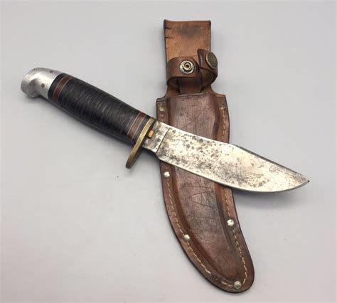 Western Brand Hunting Knife With Original Sheath