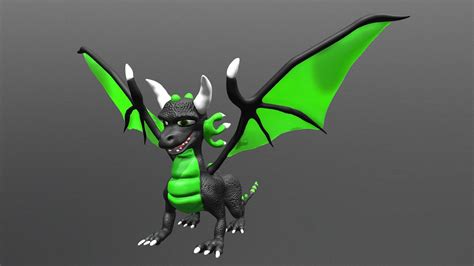 Dragon Cartoon New Download Free 3d Model By Xeratdragons