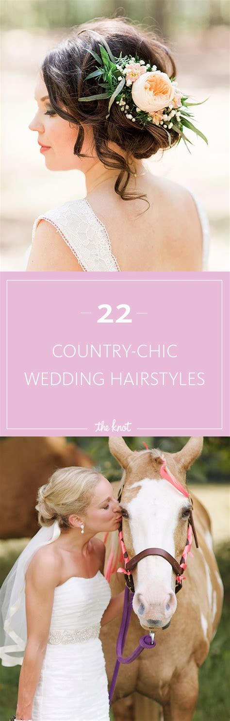 33 Country Wedding Hairstyles That Have Some Serious Charm Country