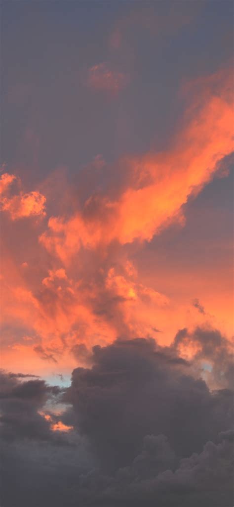 1242x2688 Resolution Clouds Sky Sunset Iphone Xs Max Wallpaper