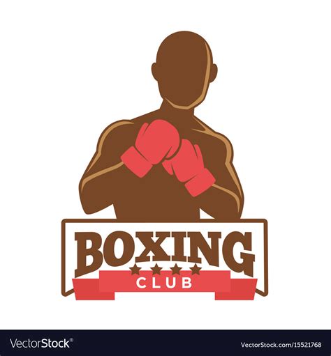 Boxing Club Logo Royalty Free Vector Image Vectorstock