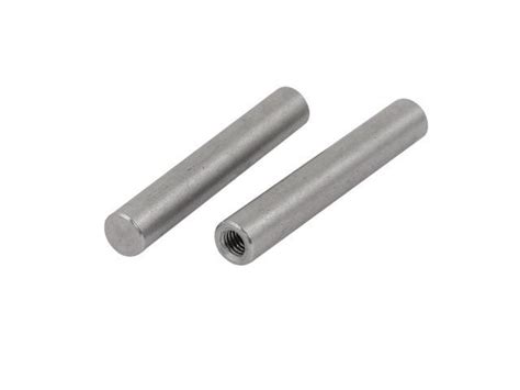 304 Stainless Steel M5 Female Thread 8mm X 50mm Cylindrical Dowel Pin 2pcs Neweggca