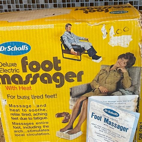 Dr Scholl S Bath Vintage Dr Scholls Deluxe Electric Foot Massager