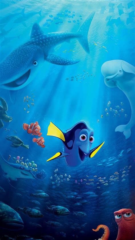 Finding Dory Wallpaper In 2020 Cartoon Wallpaper Disney Wallpaper Dory