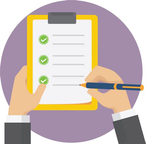 Checklist Template Png Png Image Collection