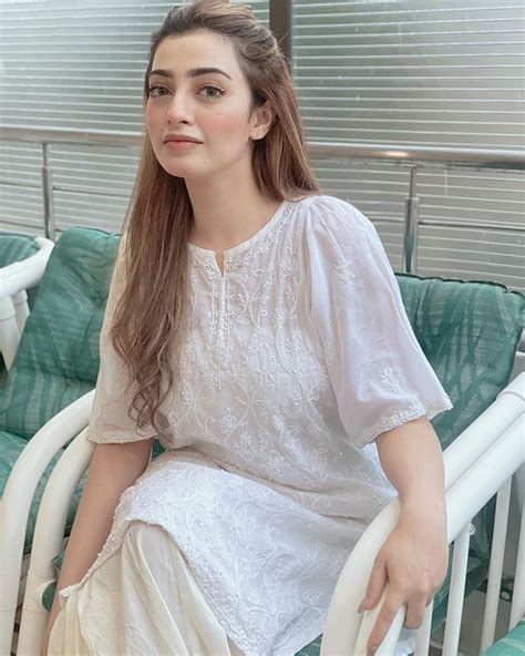 Nawal Saeed Adorable Pictures In White Dailyinfotainment