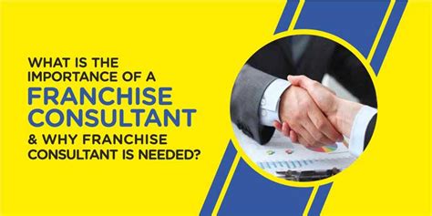 Importance Of A Franchise Consultant Franchise