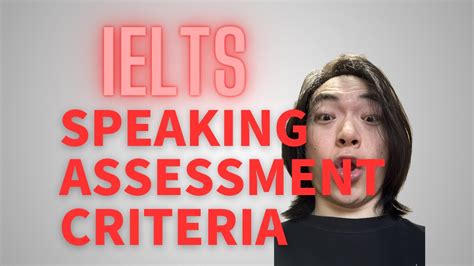 Ielts Speaking Test 4 Assessment Criteria Youtube