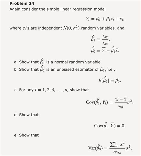 again consider the simple linear regression model