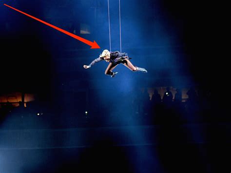 Lady Gagas Jump From The Top Of The Super Bowl Stadium Was Actually An