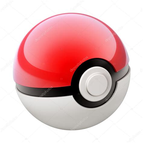 Pokemon Ball Isolated On White Background Stock Editorial Photo