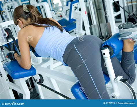 Beautiful Woman Exercising Stock Photo Image Of Losing 7928128