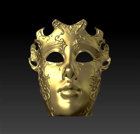 Venetian Mask L 3d Model 3d Stl File Printable Model For Etsy