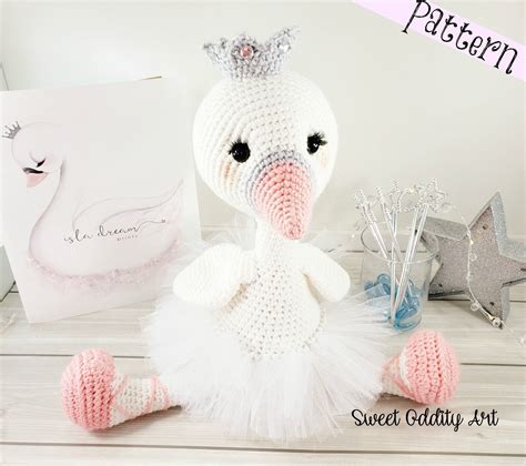 Swan crochet pattern crochet swan swan pattern crochet | Etsy | Crochet patterns, Crochet baby ...