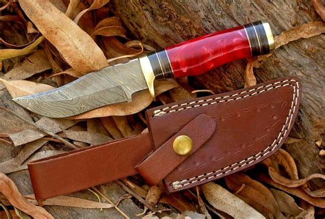 Custom Handmade Damascus Steel Hunting Knife Kbs Knives Store