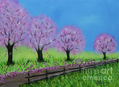 Path Of The Cherry Blossoms By Deborah Klubertanz Cherry Blossom