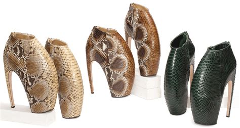 sold at auction a fine and rare pair of alexander mcqueen armadillo boots plato s atlan