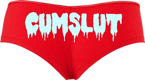 Knaughty Knickers Cumslut Panties Cum Slut Hot Sexy Bdsm Ddlg Cgl Bdsm Underwear At Amazon Women