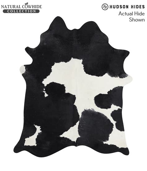 Black And White Large Brazilian Cowhide Rug 68h X 57w 59257 By Hu