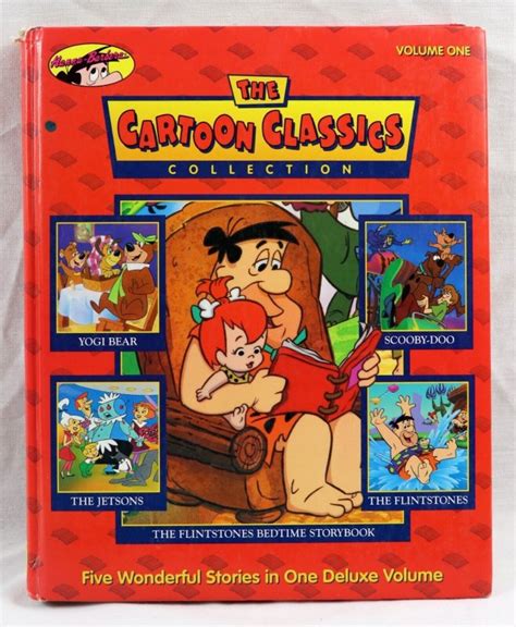 Vintage 1995 Hanna Barbera Cartoon Classics Hardcover Book Flintstones