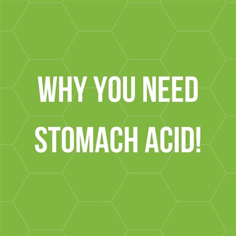 3 Reasons You Need Stomach Acid — The Wellness Way Raleigh