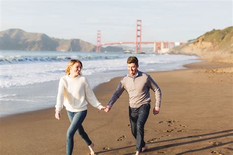 baker beach engagement photos san francisco zoe larkin photography