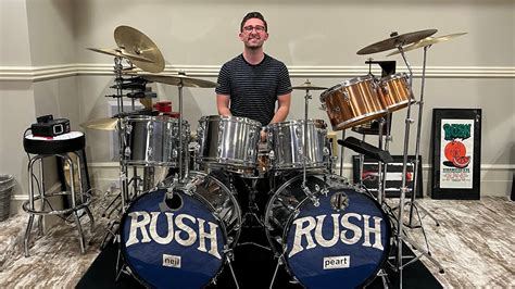 I Played Neil Pearts Rush Drum Kit From The ‘70s Youtube