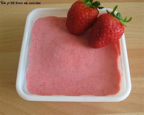 Recette de Glace à la fraise sans sorbetière la recette facile