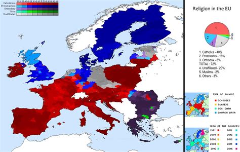 26 Map Of Religion In Europe Maps Online For You