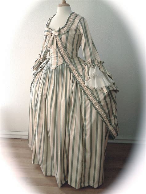 Marie Antoinette Costume Th Century Polonaise Style Hips Included