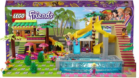 Lego Friends Water Park With Toboggan Slides By Misty Brick Youtube