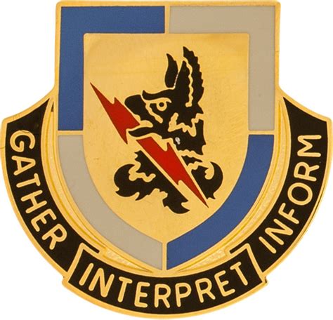134 Military Intelligence Bn Unit Crest Gather Interpret Inform