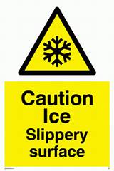 Ice Warning Signs