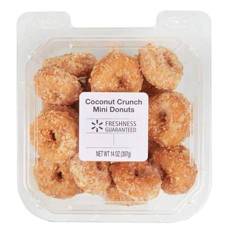 Freshness Guaranteed Coconut Crunch Mini Donuts 14 Oz 16 Count