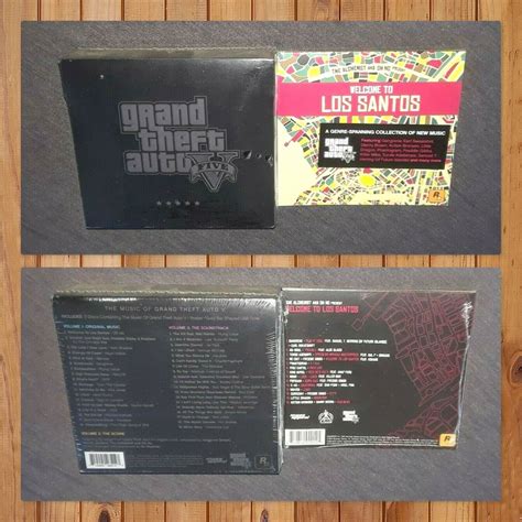 Gta V Soundtrack Collection 73 Songs On 4 Factory Sealed Cds Gold