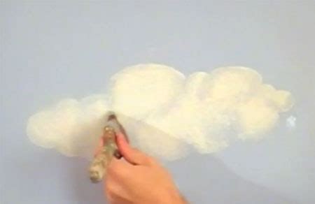 If painting is not your thing, you're also in luck! HOME DZINE | How to paint clouds on walls or ceiling