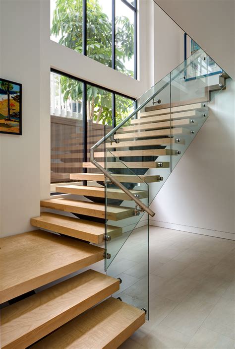 Copihue De Oro View 34 Stair Design Glass And Wood