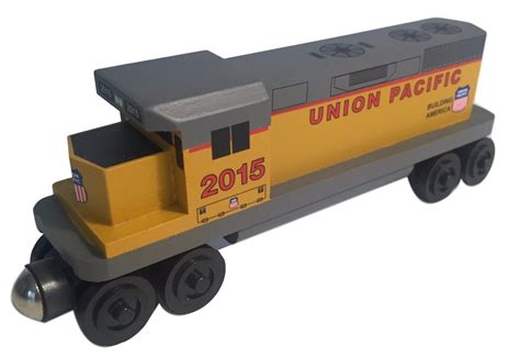 Union Pacific Gp 38 Diesel Engine Wooden Toy Train Model Trains Train