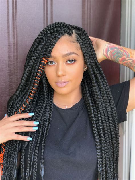 Single Braids Are One Of My Favorite Hairstyles To Do And Hopefully You Enjoy This Pin This