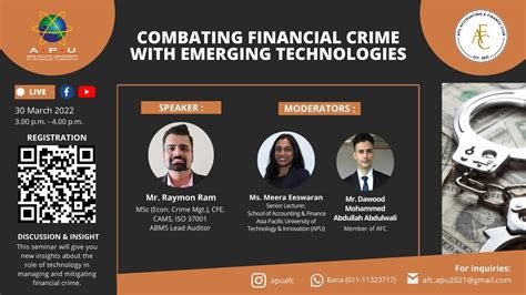 Combating Financial Crime With Emerging Technologies Youtube