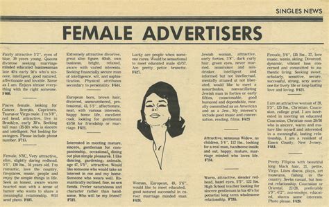 Newspaper Ads For Dating Telegraph