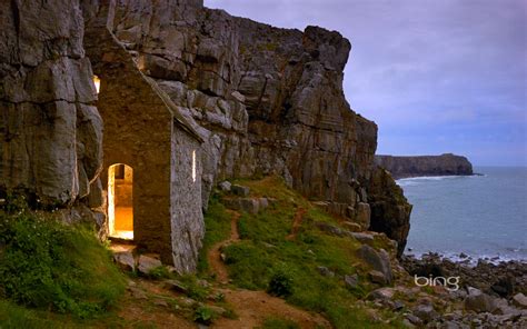 Saint Govans Chapel In Pembrokeshire Coast National Park