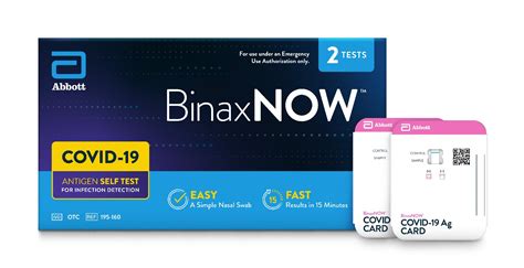 Walgreens Makes Abbotts Binaxnow™ Covid 19 Self Test Available Over