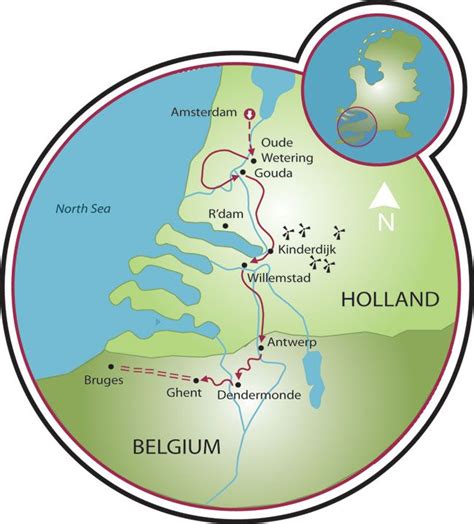 Tulip Tour Bike And Barge Tour Holland Belgium Bike Vacation