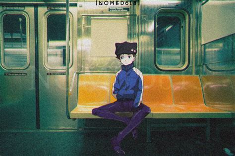 Nomed613 On Twitter Anime Vaporwave Tokyo Subway