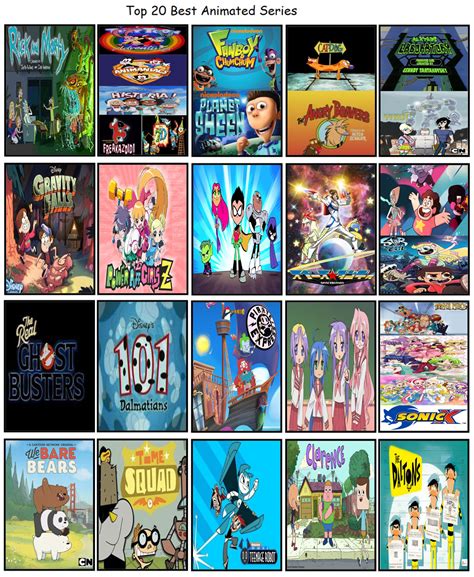Here are the ten funniest cartoon shows ever, listed in order of their debuts. Top 20 Best Animated Series by Toongirl18 on DeviantArt