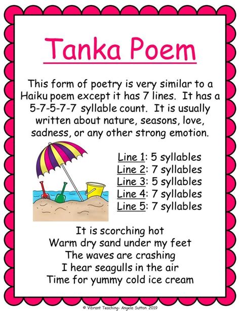 Types Of Poems For Kids Vibrant Teaching Types Of Poems Poetry For