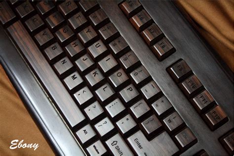 Custom Made Wood Keyboard