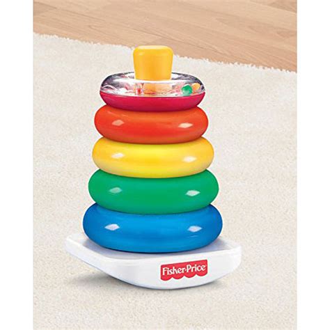 Fisher Price Brilliant Basics Rock A Stack Cheeky Monkey Toys