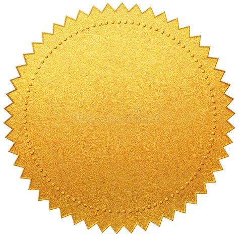 21 Gold Seal Stamp Medal Blank Photos Free And Royalty Free Stock